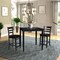 International Concepts 36 in. x 36 in. Counter Height Table with 2 Emily Counter Height Stools - 3 Piece Set K46-3636-S6172-2 - alternate 1